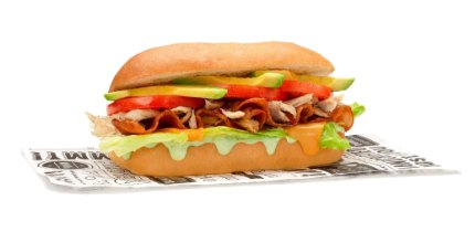 The Boca Club sandwich on a hero roll